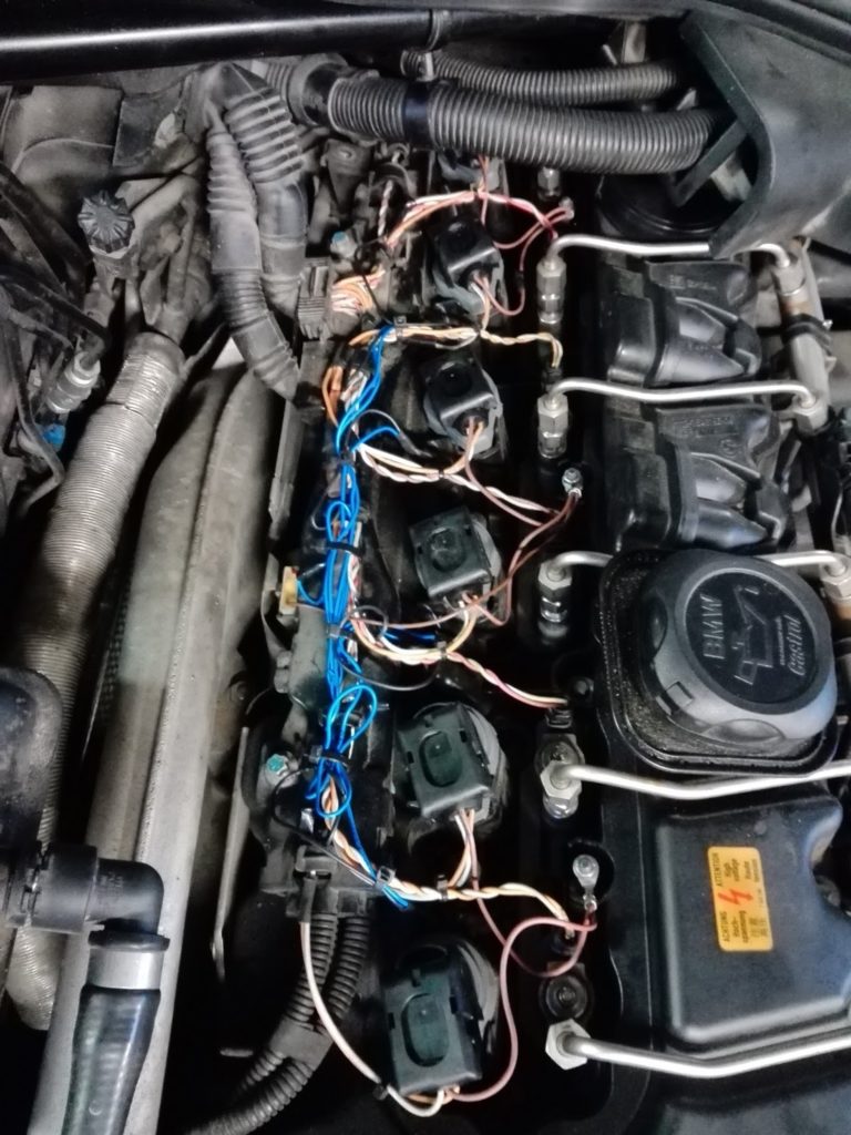 BMW N53 series engine with upgraded ignition
