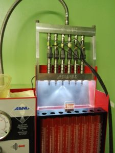 Piezo injectors beam inspecion